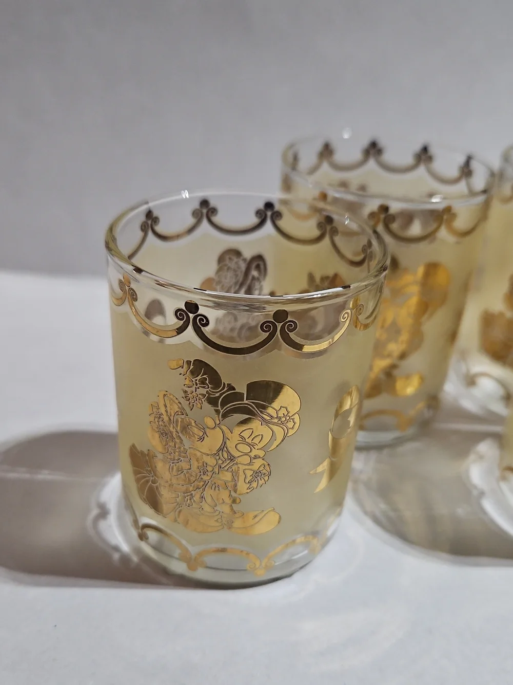 Gold Accent Shot Glass Set - 4 Pack